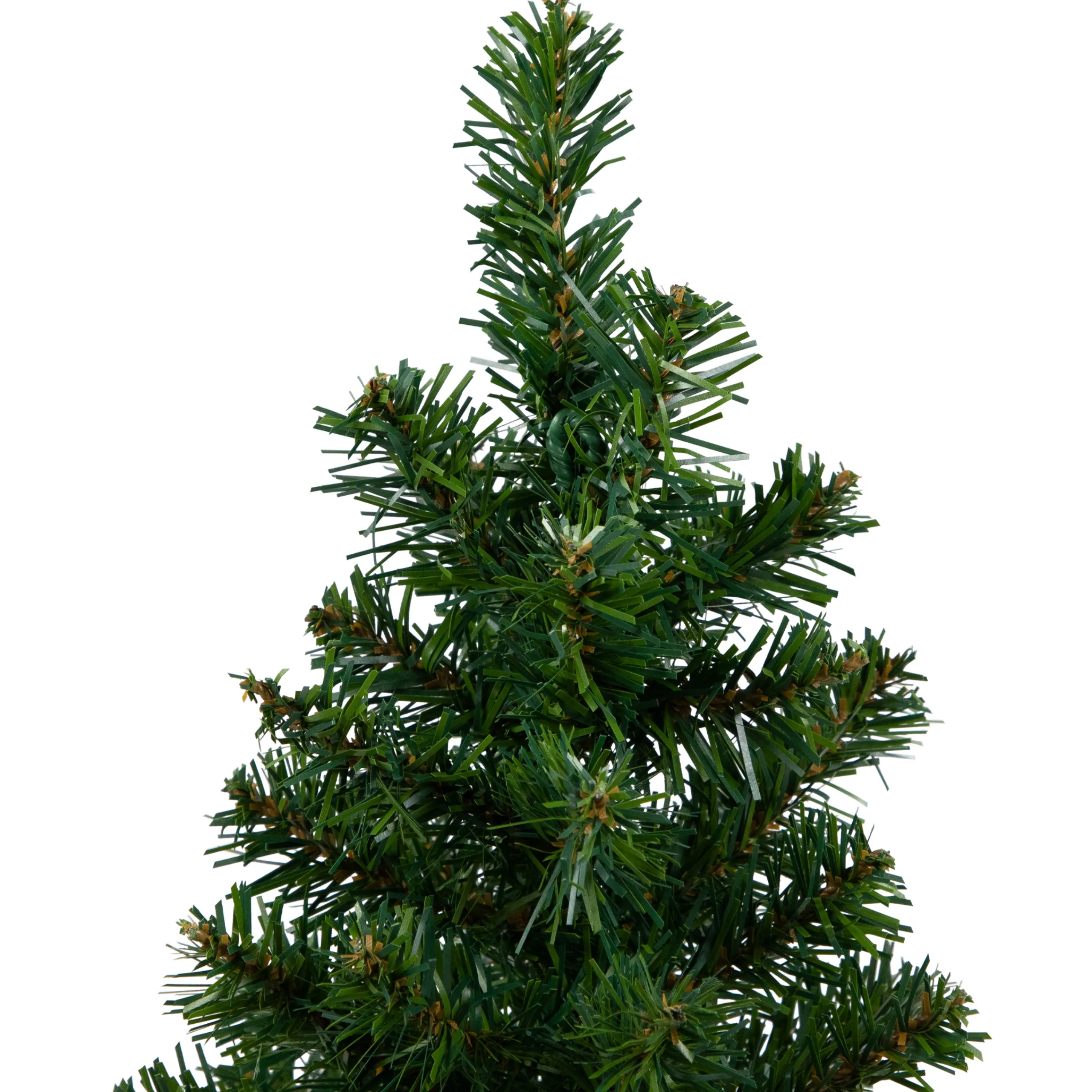Northlight 2.5 Feet Tall And Smaller>10" Alpine Medium Artificial Christmas Tree With Wooden Base - Unlit
