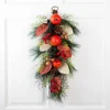 Northlight 30" Autumn Harvest Mixed Berry And Pomegranate Artificial Teardrop Swag - Unlit