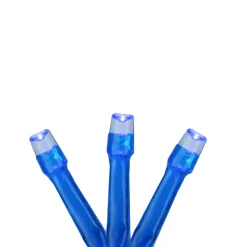 Northlight 20 Battery Operated Blue Led Wide Angle Christmas Lights - 6.25 Ft Blue Wire