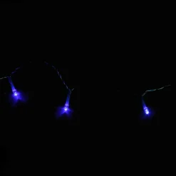 Northlight 20 Battery Operated Blue Led Wide Angle Christmas Lights - 6.25 Ft Blue Wire