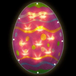 Northlight 14" Battery Operated Led Lighted Easter Egg Window Silhouette