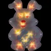 Northlight 14" Battery Operated Led Lighted Easter Bunny Window Silhouette