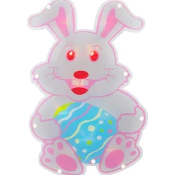 Northlight 14" Battery Operated Led Lighted Easter Bunny Window Silhouette