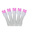 Northlight 20 Battery Operated Pink Led Wide Angle Mini Christmas Lights - 9.5 Ft White Wire