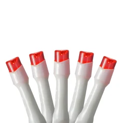 Sienna 20 Battery Operated Red Led Wide Angle Christmas Lights - 6.25 Ft White Wire