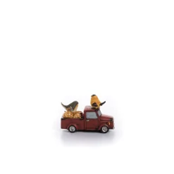 Contemporary Home Living 7" Birds On Truck Thanksgiving Figurine