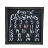 Advent Calendars*Contemporary Home Living 16" Black And White Christmas Countdown With Magnetic Wreath