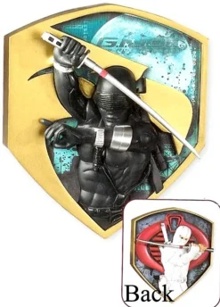Carlton Cards Collectible>4" Black And Yellow Gi Joe Double Sided Christmas Ornament