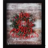Signs & Plaques*Northlight 14" Black Framed 3D "Have A Holly Jolly Christmas" Led Christmas Box Decor