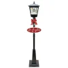 Outdoor Decorations*Northlight 70.75" Black Lighted Musical Snowman Vertical Snowing Christmas Street Lamp