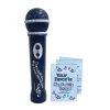 Rite Lite 7.5" Black Musical Microphone With 5 Hanukkah Songs