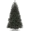 National Tree Company Black Trees>6.5' Black North Valley Spruce Artificial Christmas Tree, Unlit