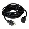 Northlight 40' Black 3-Prong Medium Duty Commercial Extension Power Cord