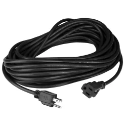 Northlight 100' Black 3-Prong Outdoor Extension Power Cord