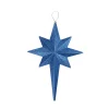 * Stars>20" Blue And Silver Glittered Bethlehem Star Shatterproof Christmas Ornament