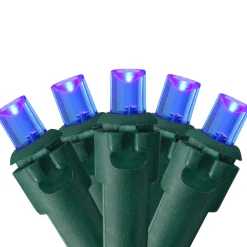 Northlight 50 Blue Led Wide Angle String Christmas Lights - 17.5 Ft Green Wire