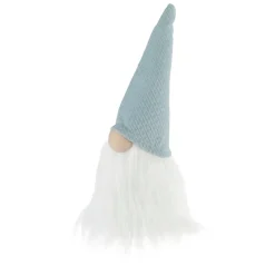 Gnomes*Northlight 8" Blue Plush Gnome Tabletop Christmas Decoration