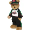 Plush Figures*Boyds 16" Brown And Black Contemporary Bobby Labonte Bear