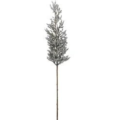 Sprays, Branches & Picks*Northlight 39" Brown And Silver Glittered Artificial Pine Spring Christmas Branch Spray