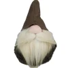 Gnomes*Northlight 8" Brown And White Big Nose Gnome Santa Christmas Decor