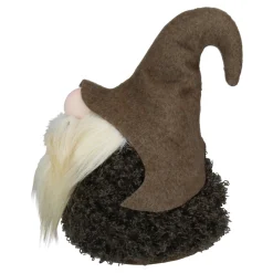 Gnomes*Northlight 8" Brown And White Big Nose Gnome Santa Christmas Decor