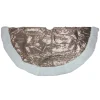 48 Inch And Smaller*Northlight 47" Brown And White Paillette Sequins Round Christmas Tree Skirt