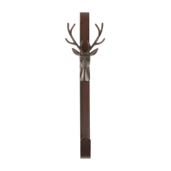 Wreath Accessories*Northlight 15.25" Brown Rustic Deer Over The Door Christmas Wreath Hanger