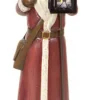Candles & Holders*Diva At Home 20" Brown Santa Claus Tabletop Figurine With Christmas Tree And Votive Candle Holder