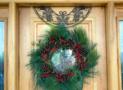 Wreath Accessories*Northlight 24" Brown Snowflake Style Adjustable Decorative Christmas Wreath Hanger