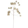 Sprays, Branches & Picks*Melrose 28" Brown Tree Shaped Cut Out Snowflake Artificial Christmas Spray