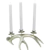 Candles & Holders*Northlight 12" Champagne Deer Antler Christmas Taper Candle Holder