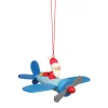 Alexander Taron Santa Claus>4.75" Christian Ulbricht Santa In Plane Christmas Ornament