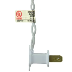 Sienna 300 Clear Mini Icicle Christmas Lights - 8.5' White Wire