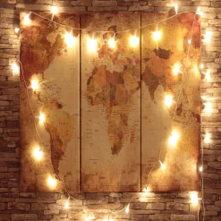 Hofert 300 Clear Mini Icicle Heavy-Duty Commercial Grade Christmas Lights - 18 Ft White Wire