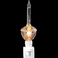 Northlight 6.5" Clear Retro Style Christmas Bubble Night Light