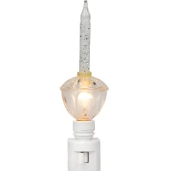 Northlight 6.5" Clear Retro Style Christmas Bubble Night Light