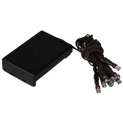 Sienna 10 Cool White Led Wide Angle Christmas Lights - 3.5 Ft Brown Wire