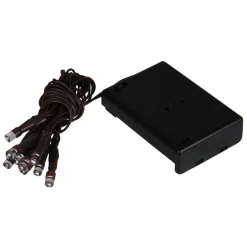 Sienna 10 Cool White Led Wide Angle Christmas Lights - 3.5 Ft Brown Wire