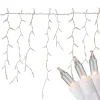 Northlight 300 Count Clear Mini Icicle Christmas Lights - White Wire