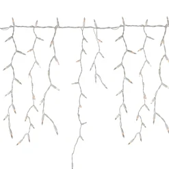 Northlight 300 Count Clear Mini Icicle Christmas Lights - White Wire