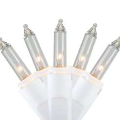 Northlight 300 Count Clear Mini Icicle Christmas Lights - White Wire