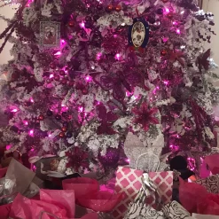 Northlight 70 Count Pink Led C6 Faceted Christmas Lights, 22.5 Ft White Wire