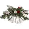 Unlit Swags*Northlight 18" Decorated Green Pine Artificial Christmas Swag With Bells