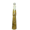 Nativities*A & B Floral 23.5" Distressed Gold And Silver King Gaspar Wise Man Christmas Natiivity Figure