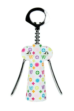 Wild Eye 7.25" Fashion Avenue Monogrammed Stainless Steel Wine Corkscrew
