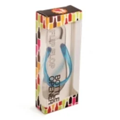 Wild Eye 5" Fashion Avenue Ocean Blue Flip Flop Silver Stainless Steel Bottle Opener