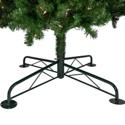 Artificial Tree Stands*Northlight 36" Folding Green Metal Tree Stand For 9'-14' Artificial Trees With 2" Pole Diameter