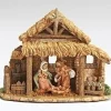 Nativities*Roman 6.25" Fontanini Silent Night Musical Holy Family Christmas Nativity Scene