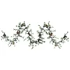 Traditional Pine Garland*Allstate 9.5' Frosted Pine With Pine Cones Artificial Christmas Garland - Unlit