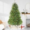 Northlight 7 And 7.5 Feet Tall>7.5 Ft Pre-Lit Full Northern Pine Artificial Christmas Tree - Multicolor Lights
